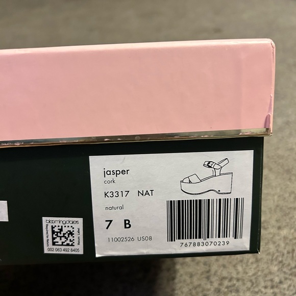 NWT Kate Spade ♠️ Jasper Cork platform Wedge Sandals - Picture 11 of 11